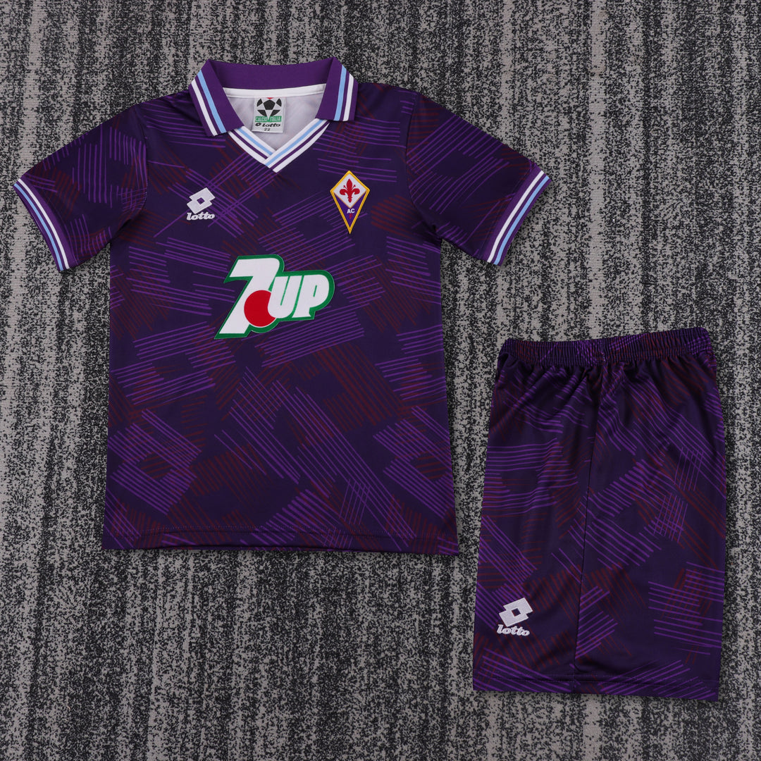 Fiorentina 92/93 Children's Home Retro Set