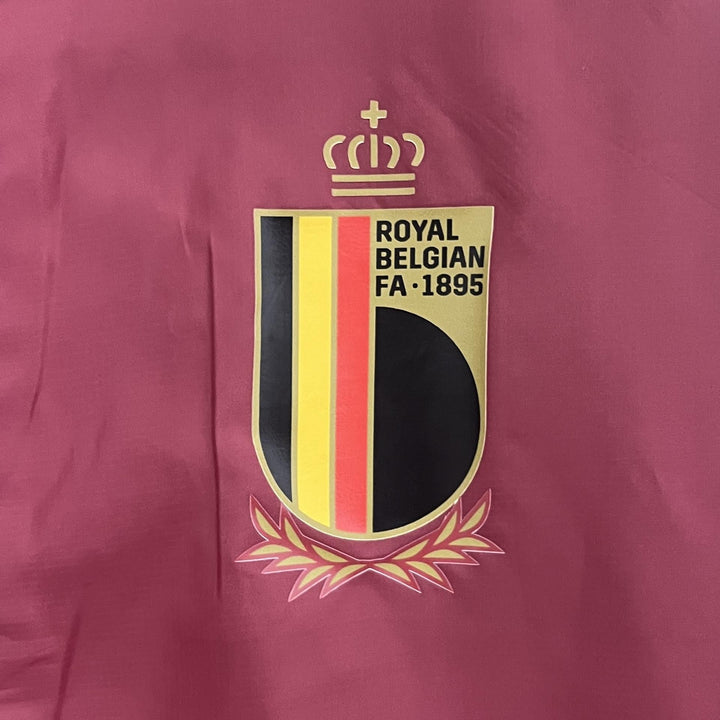 Belgium Reversible Windbreaker Jacket - Burgundy/Off-White