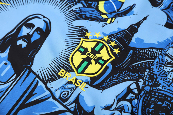 Brazil 2025/26 Training Kit - Blue/Black