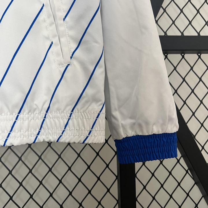 Argentina Reversible Windbreaker Jacket - Blue/White