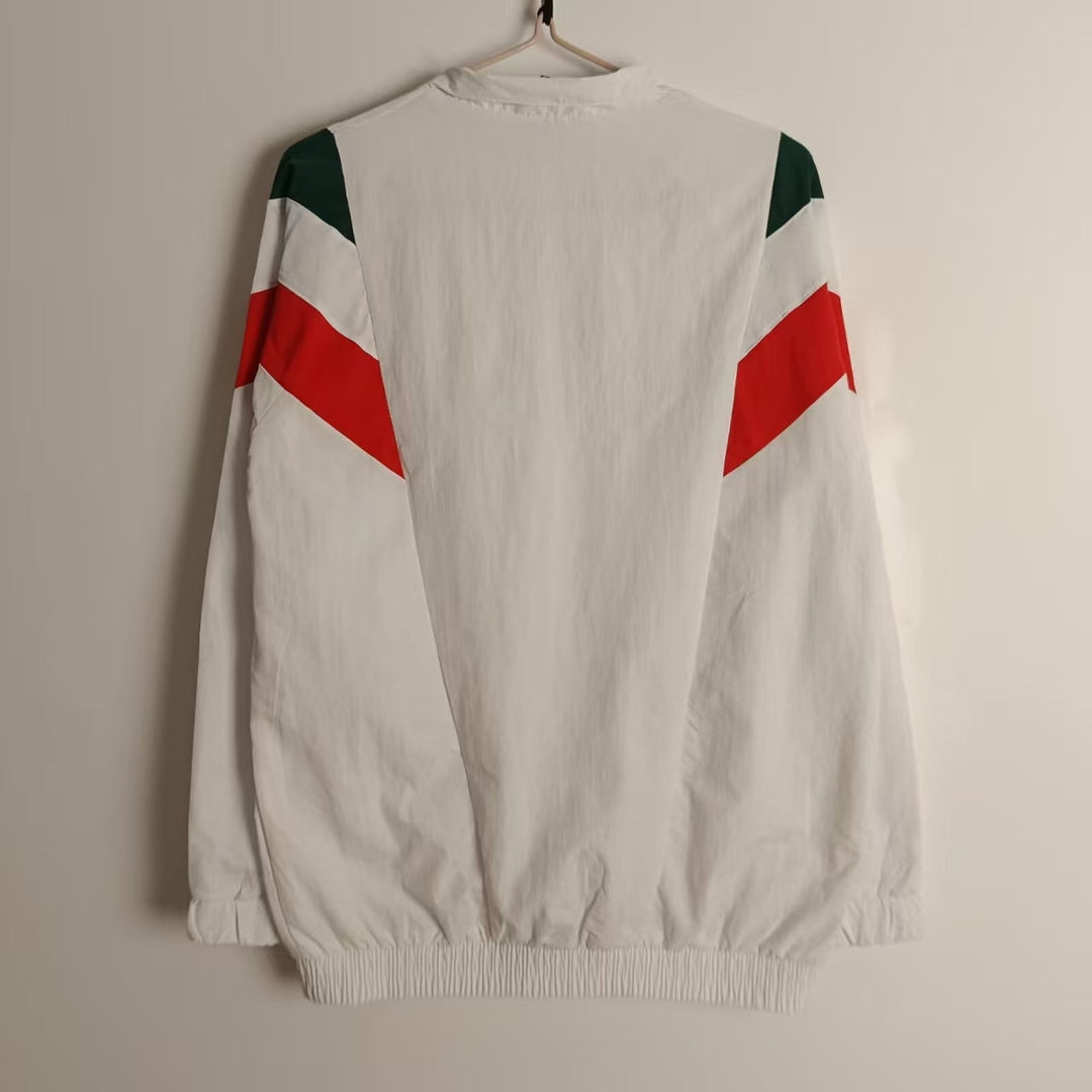 Italy Windbreaker Jacket - White