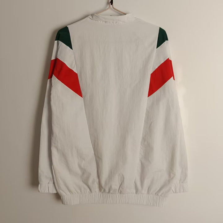 Italy Windbreaker Jacket - White