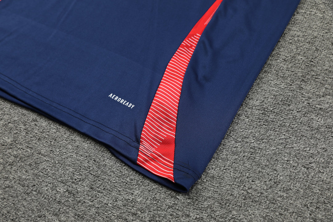 Manchester United 2024/25 Training Shirt - Navy Blue/Orange