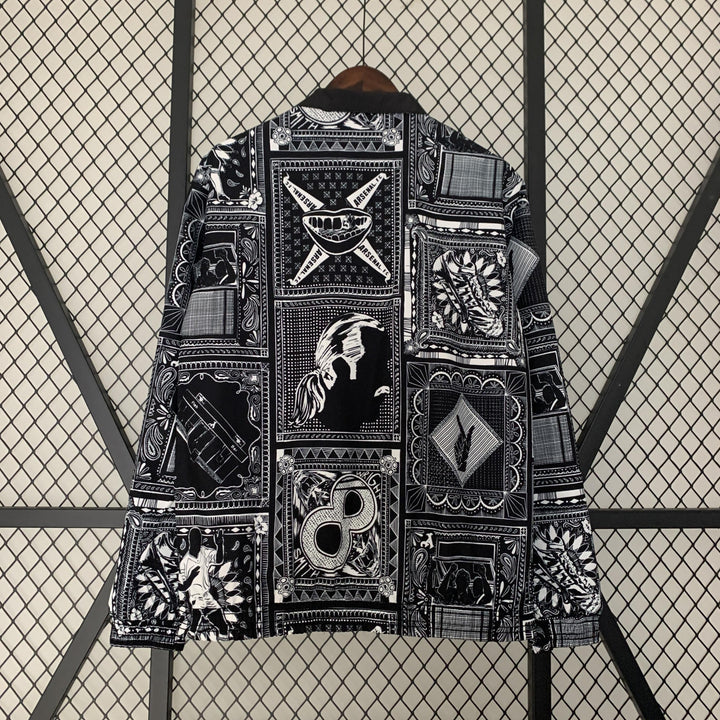 Arsenal Reversible Windbreaker Jacket - Black
