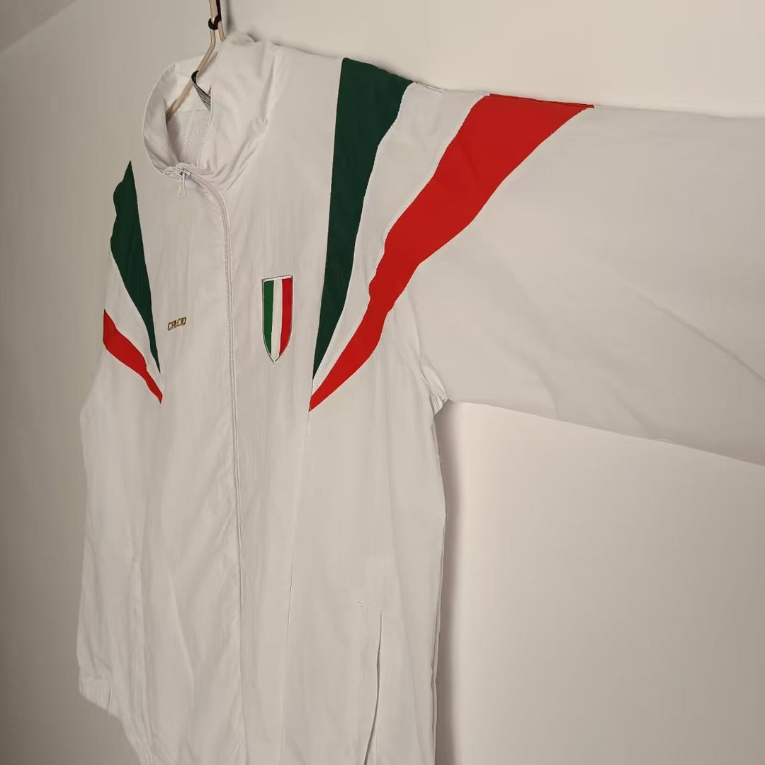Italy Windbreaker Jacket - White