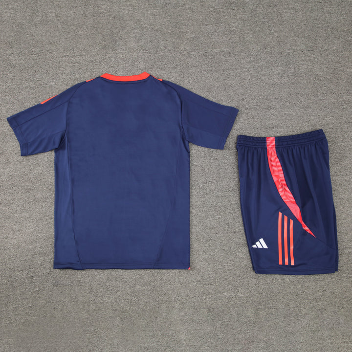 Manchester United 2024/25 Training Kit - Navy Blue/Orange