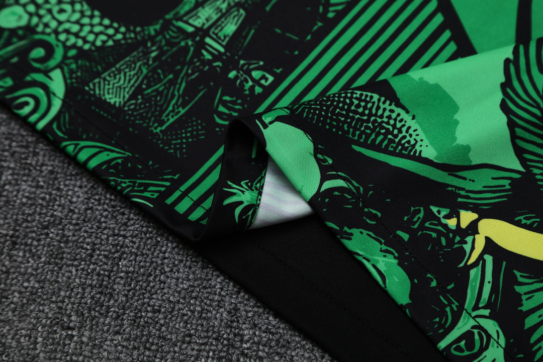 Brazil 2025/26 Training Kit - Black/Green