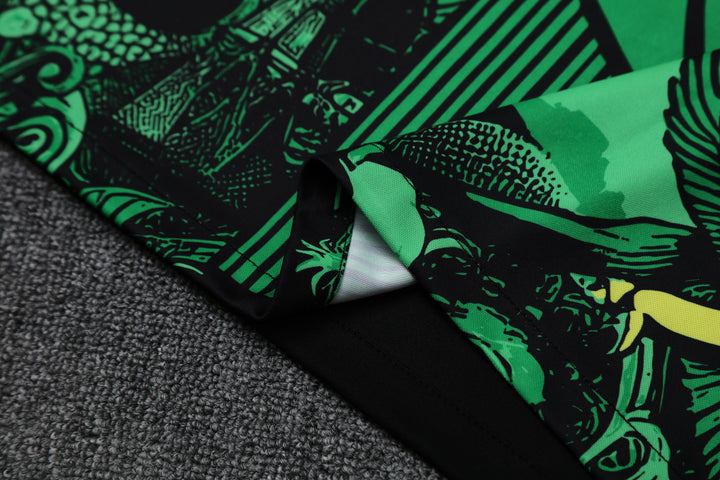 Brazil 2025/26 Training Kit - Black/Green