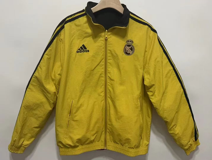 Real Madrid Reversible Windbreaker Jacket - Orange/Yellow