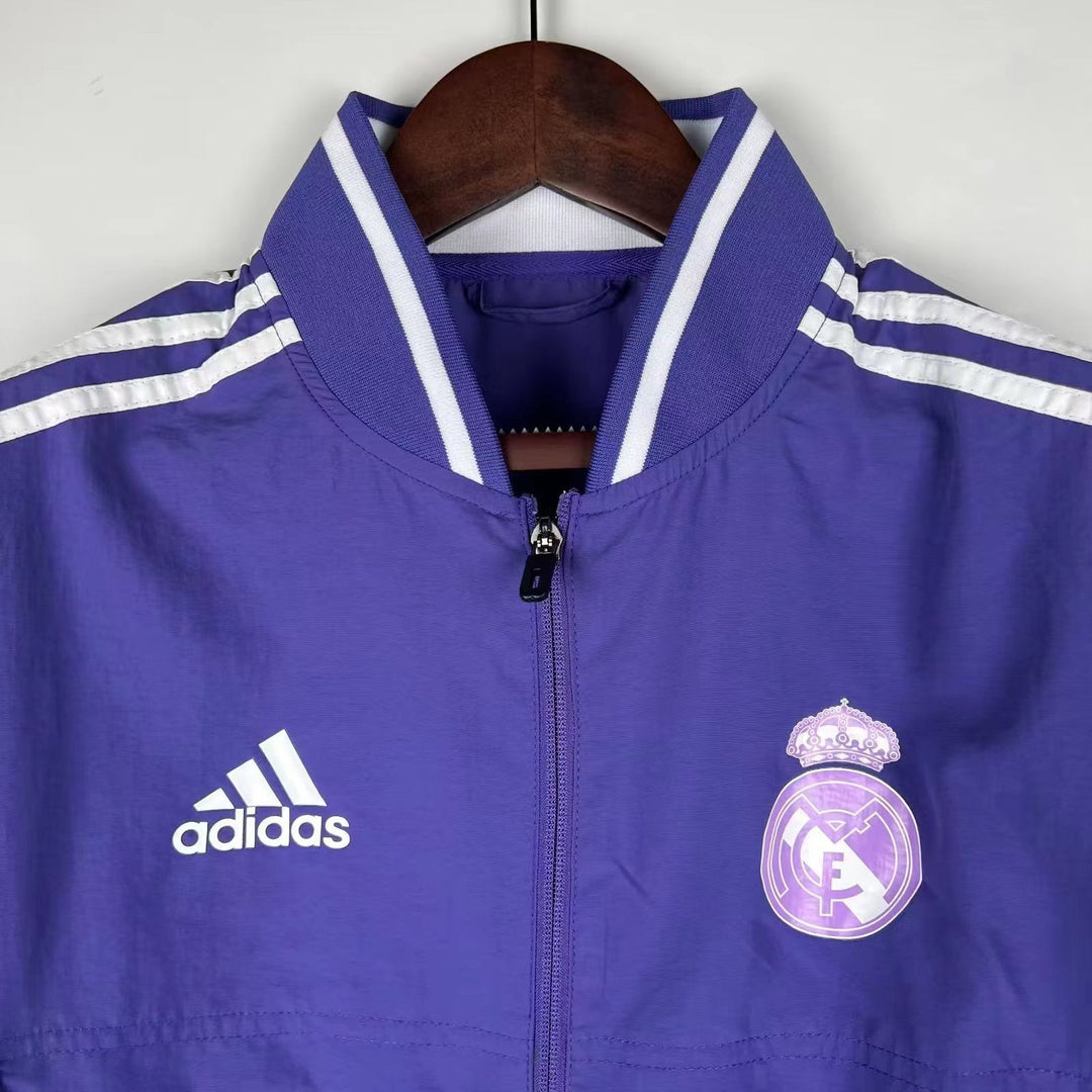 Real Madrid Windbreaker Jacket - Purple