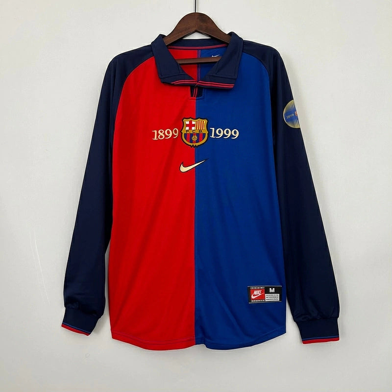 Barcelona 99/00 Retro Shirt - Long Sleeve