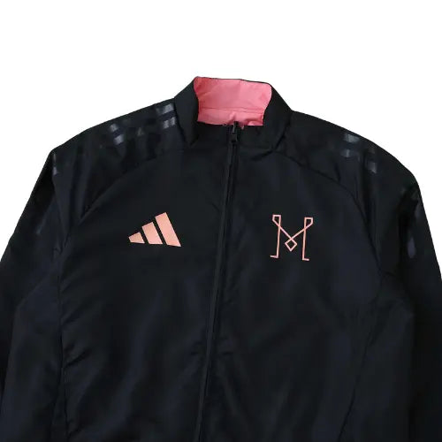 Inter Miami Windbreaker Jacket - Black/Pink