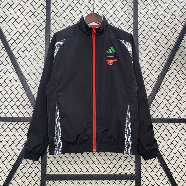 Arsenal Reversible Windbreaker Jacket - Red/Black II