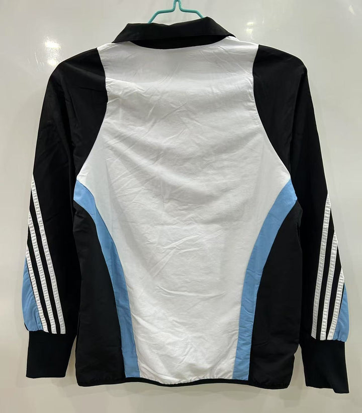 Real Madrid Windbreaker Jacket - White/Light Blue