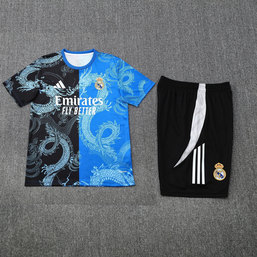 Real Madrid 2025/26 Training Kit - Blue/Black