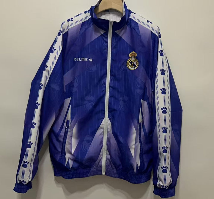 Real Madrid Reversible Windbreaker Jacket 1996/97 - Blue