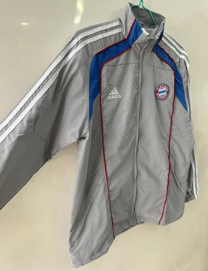 Bayern Munich Windbreaker Jacket - Gray
