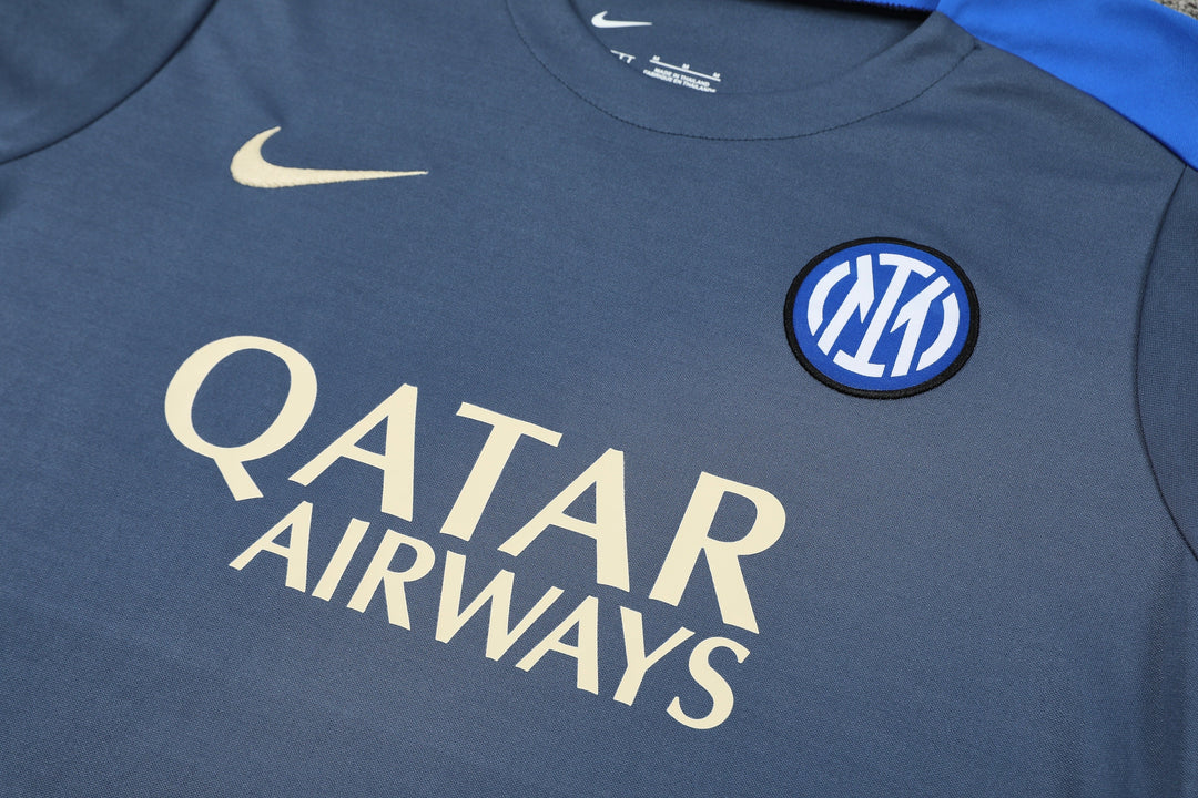 Inter Milan 2024/25 Training Shirt - Bluish Gray