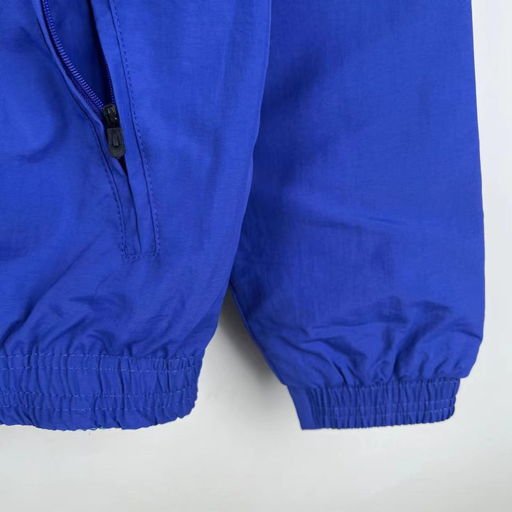 Algeria Reversible Windbreaker Jacket - Blue/Turquoise