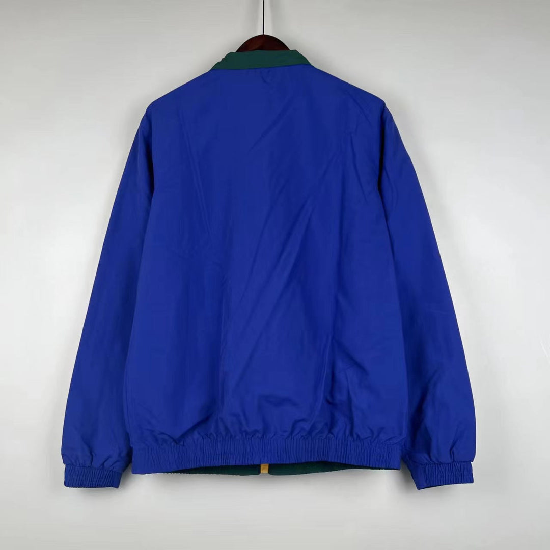 Manchester United Reversible Windbreaker Jacket - Green/Blue