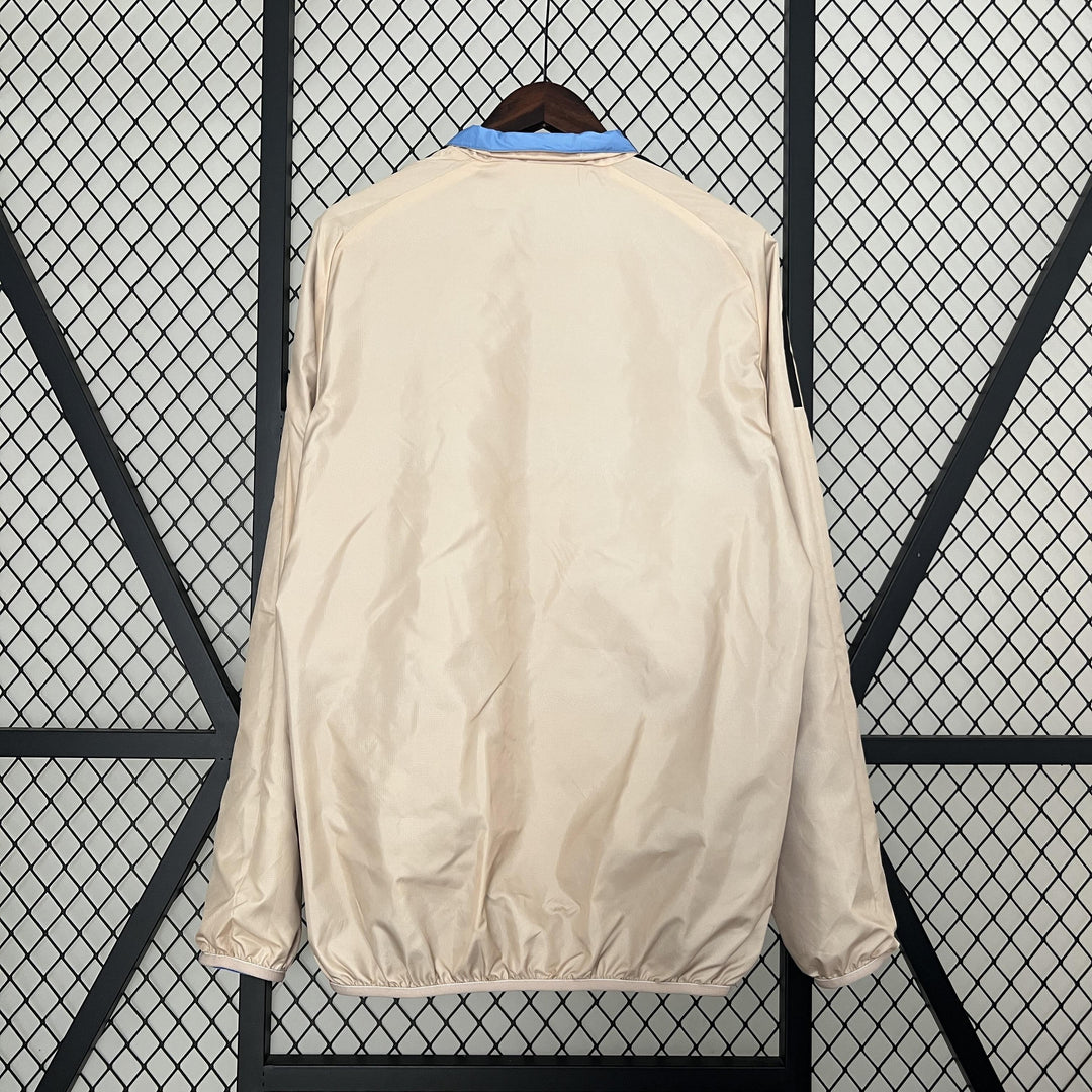 Tigres Reversible Windbreaker Jacket - Light Blue/Beige