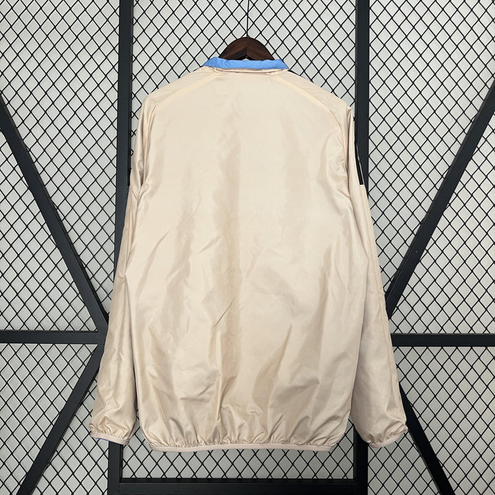 Tigres Reversible Windbreaker Jacket - Light Blue/Beige