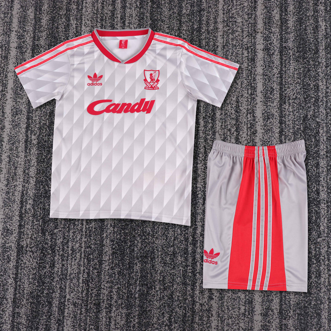 Liverpool 89/90 Children's Away Retro Set