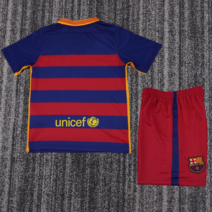 Barcelona 15/16 Children's Home Retro Set