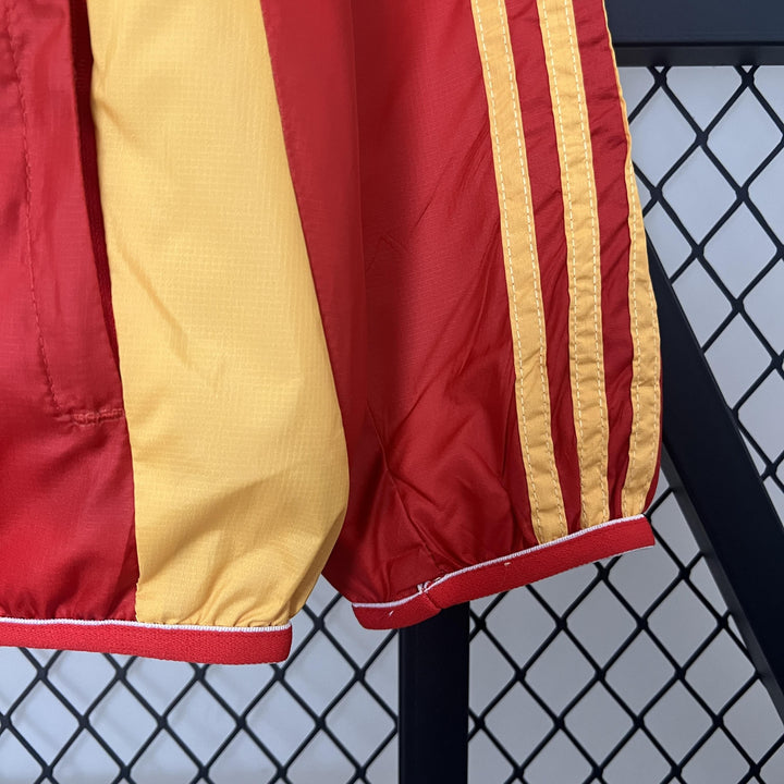 Spain Reversible Windbreaker Jacket - Yellow/Red