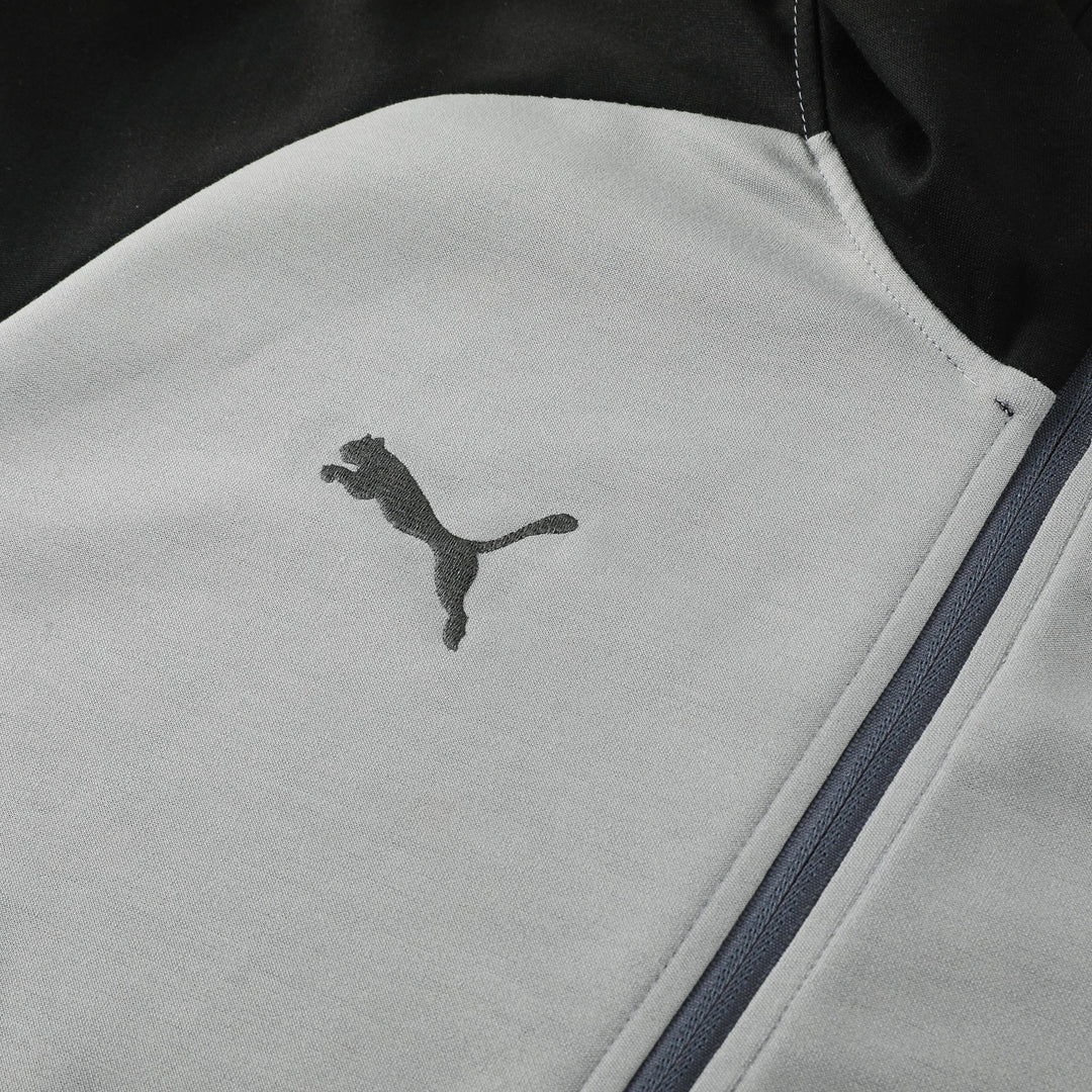 Puma Tech Fleece Set – Light Grey/ Black