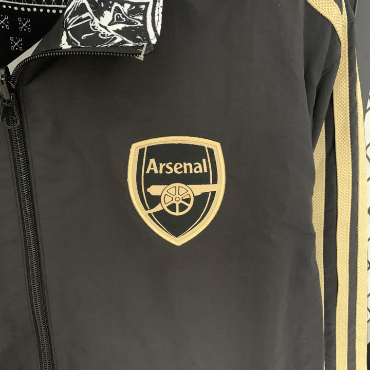 Arsenal Reversible Windbreaker Jacket - Black