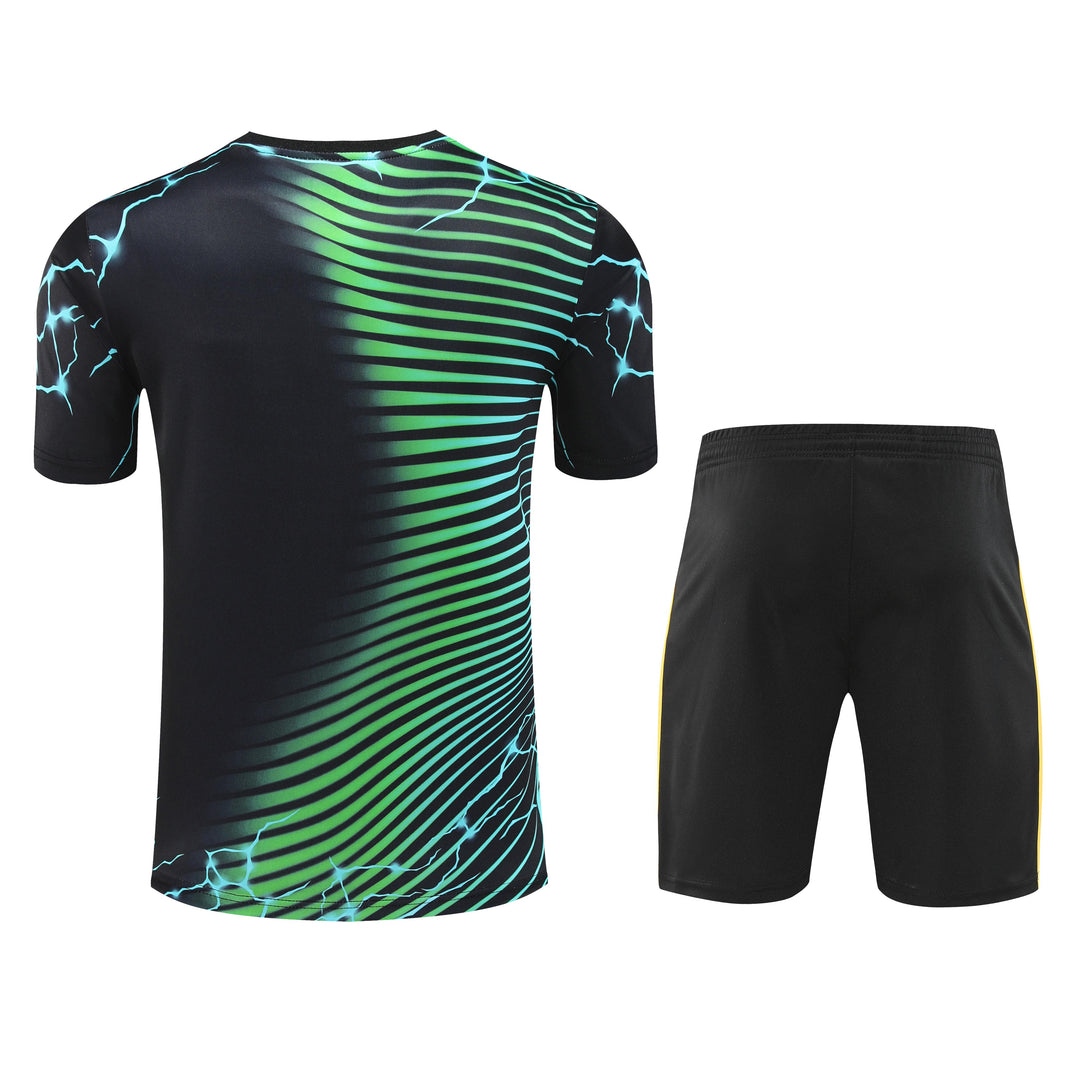Real Madrid 2024/25 Training Kit - Black/Green