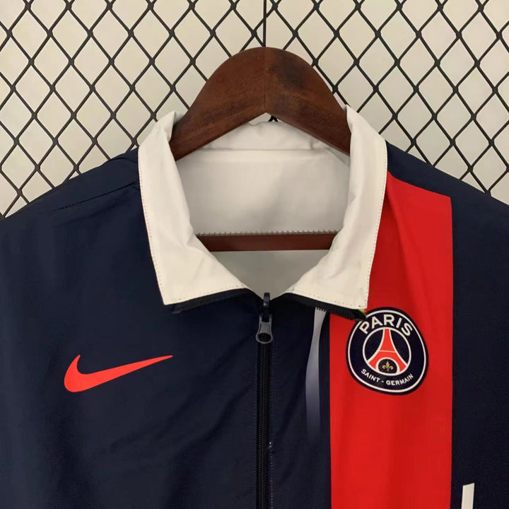 PSG Reversible Windbreaker Jacket - Navy Blue/White