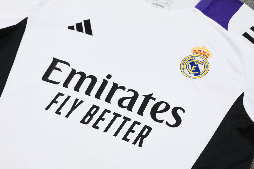 Real Madrid 2024/25 Training Shirt - White/Purple