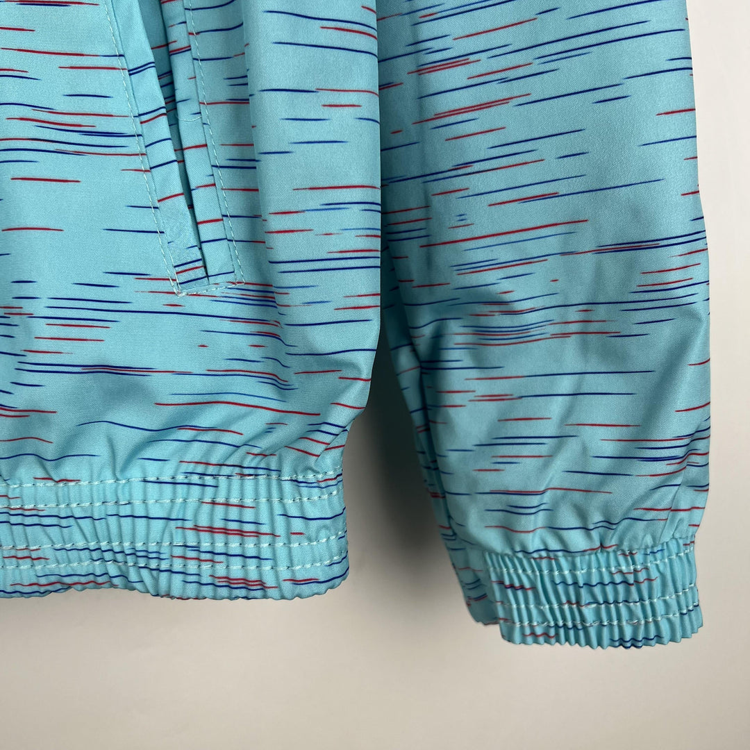Barcelona Reversible Windbreaker Jacket - Blue/Turquoise