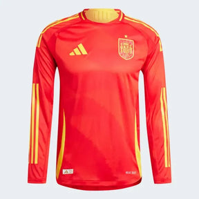 Spain 2024/25 Home Shirt - Long Sleeve