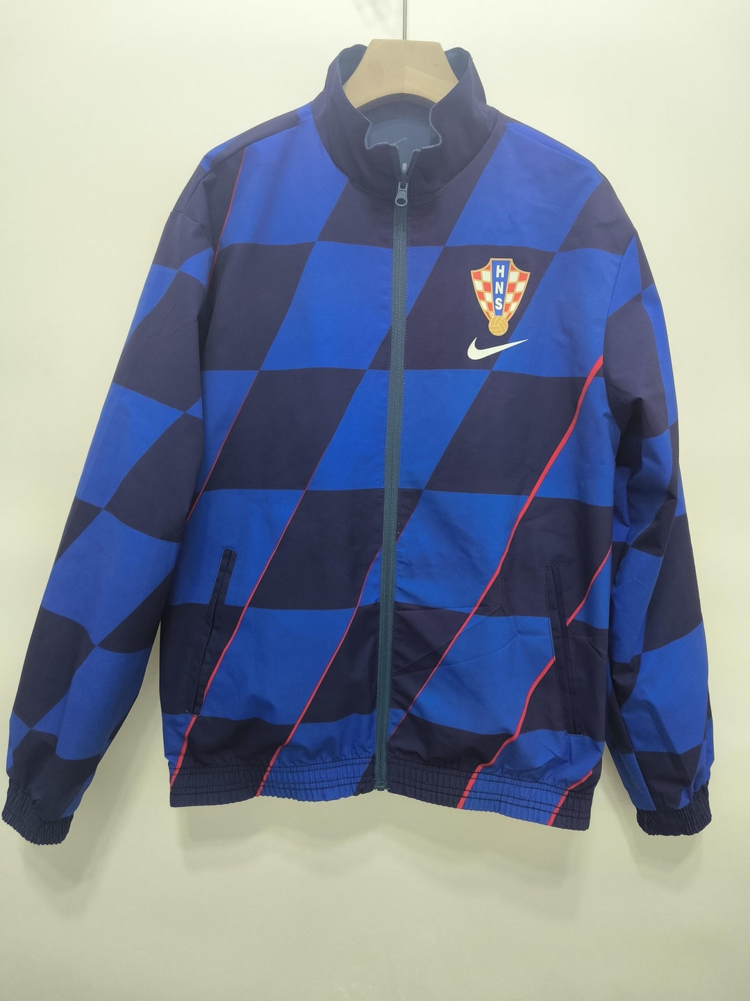 Croatia Reversible Windbreaker Jacket - Navy Blue