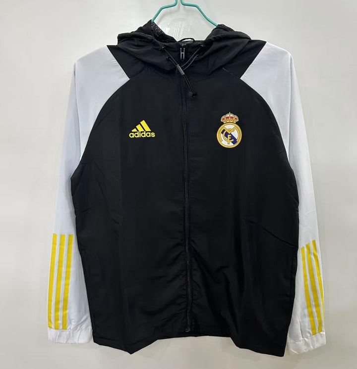 Real Madrid Windbreaker Jacket - Black