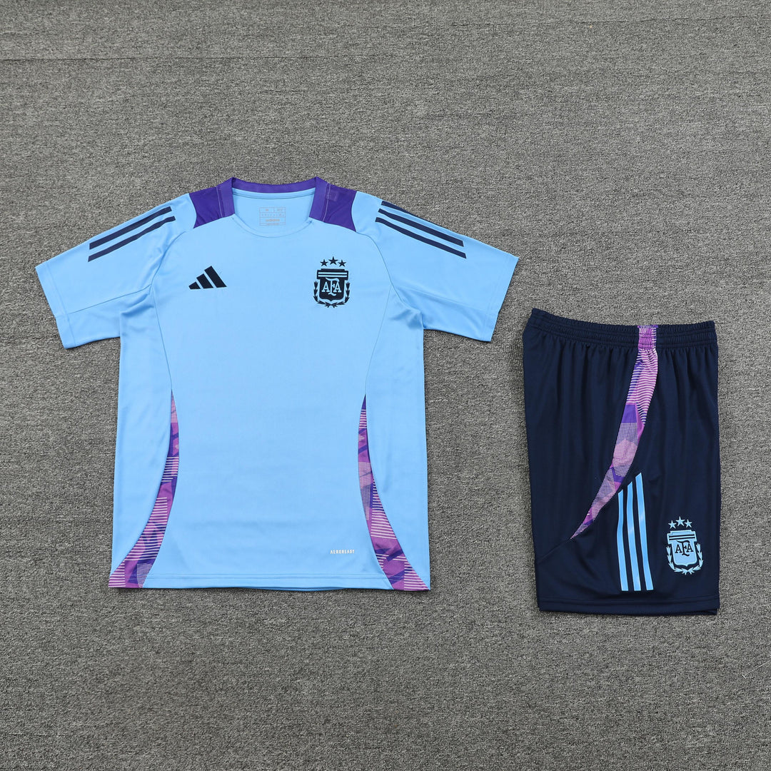 Argentina 2024/25 Training Kit - Light Blue/Navy Blue