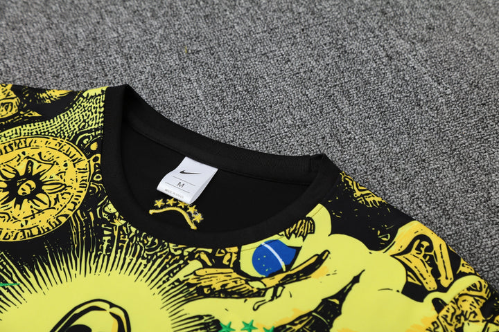 Brazil 2025/26 Training Shirt - Yellow/Black