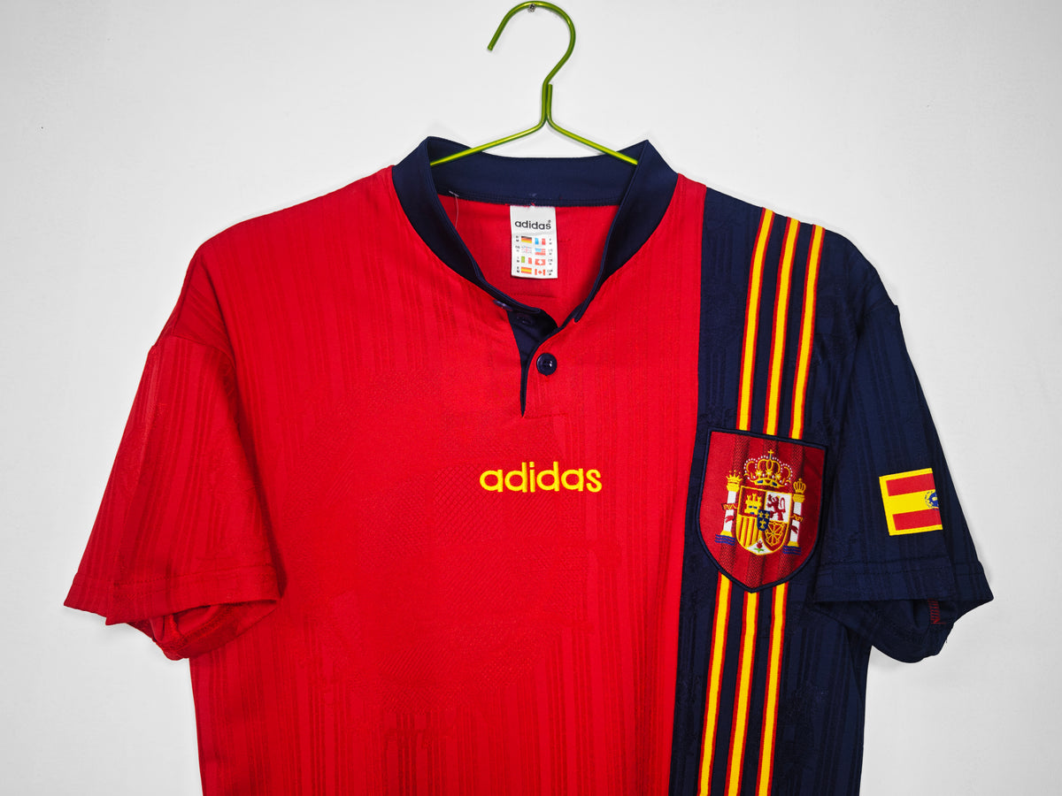 Spain 1996 Home Retro Shirt