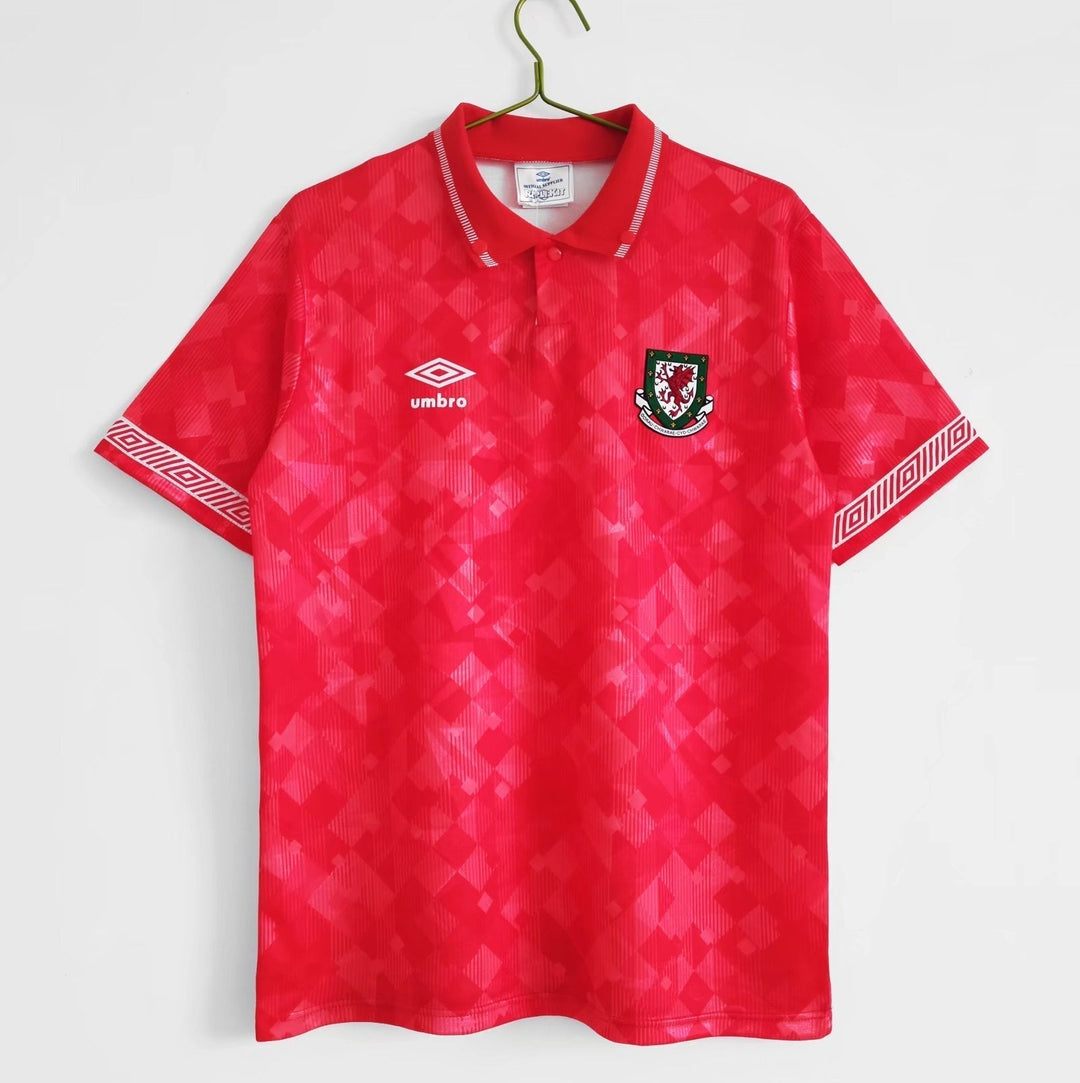Wales 1990 Home Retro Shirt