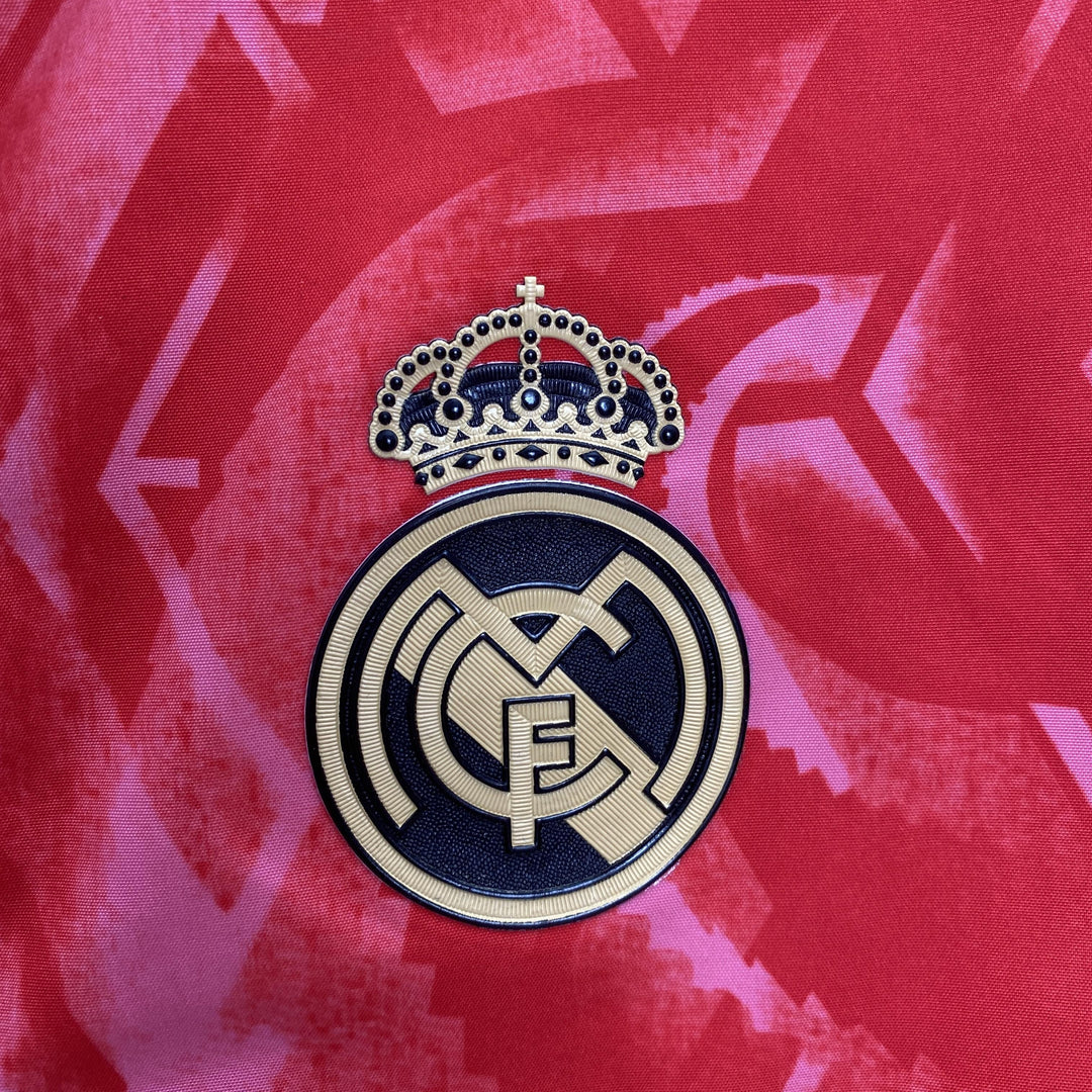 Real Madrid Reversible Windbreaker Jacket - Black/Red