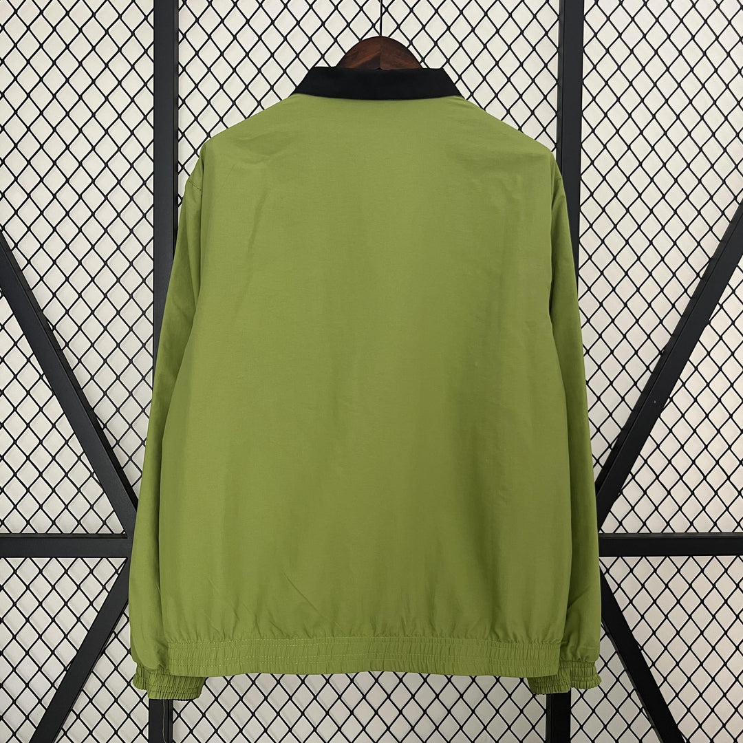 Denmark Reversible Windbreaker Jacket - Moss Green/Blue