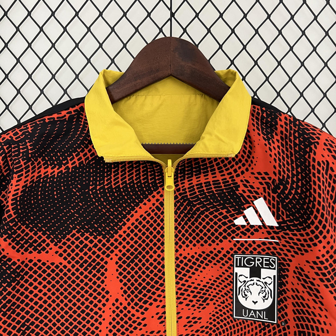 Tigres 2024/2025 Reversible Windbreaker Jacket - Yellow/Orange