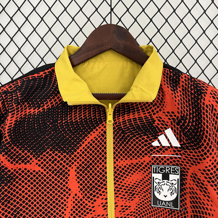 Tigres 2024/2025 Reversible Windbreaker Jacket - Yellow/Orange