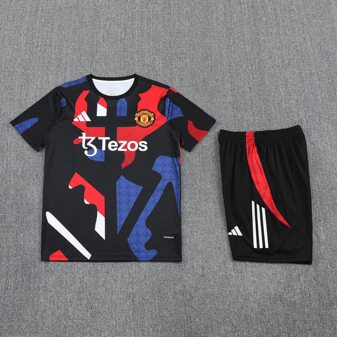 Manchester United 2025/26 Training Kit - Blue/Red