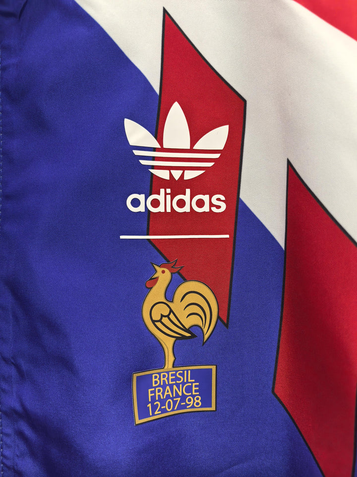 France 1990/91 Reversible Windbreaker Jacket - Blue/Gray