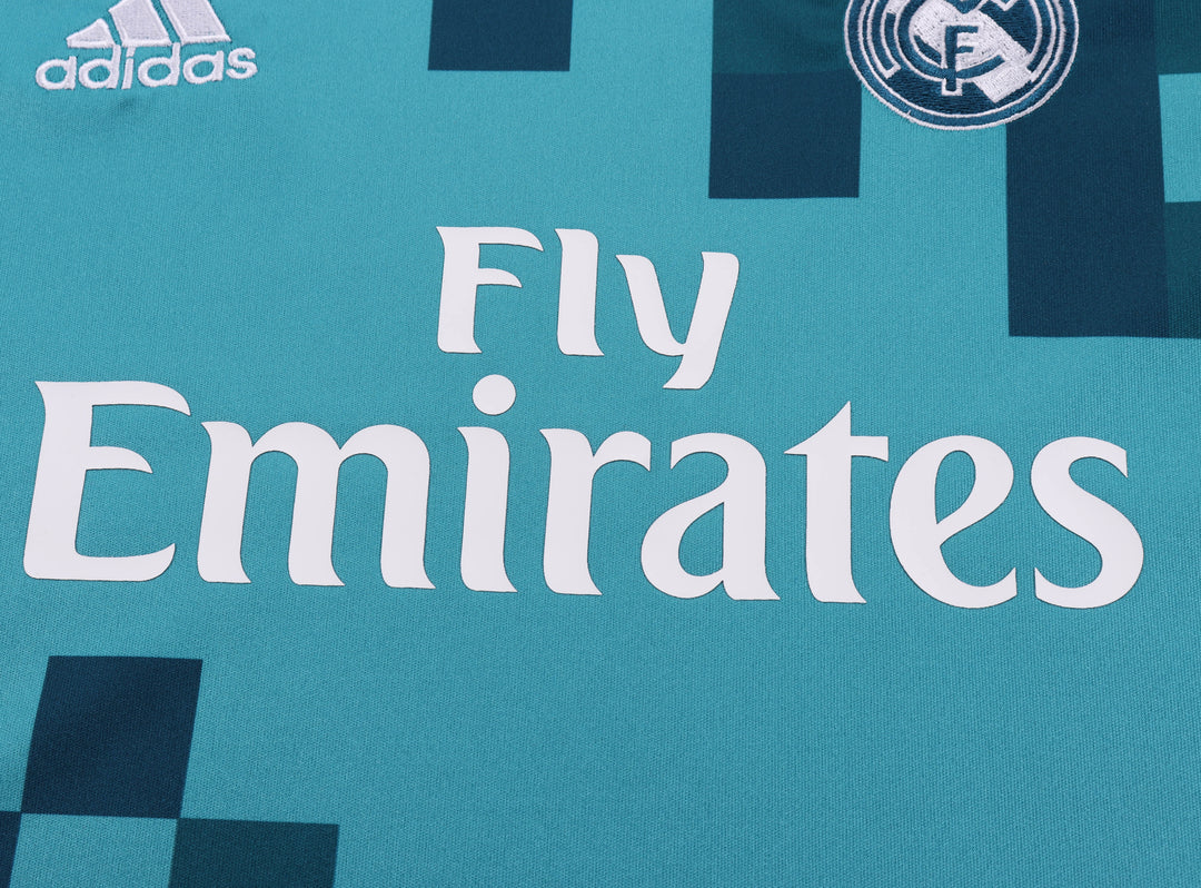 Real Madrid 17/18 Children's Third Retro Set - Long Sleeve
