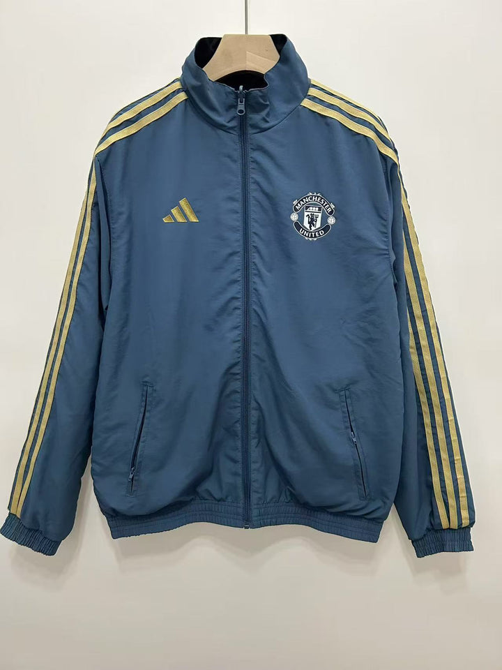 Manchester United 2024/25 Windbreaker Jacket - Navy Blue
